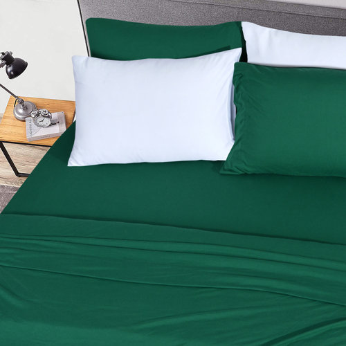 Winston Porter Cotton Blend Jersey Knit Sheet Set & Reviews Wayfair